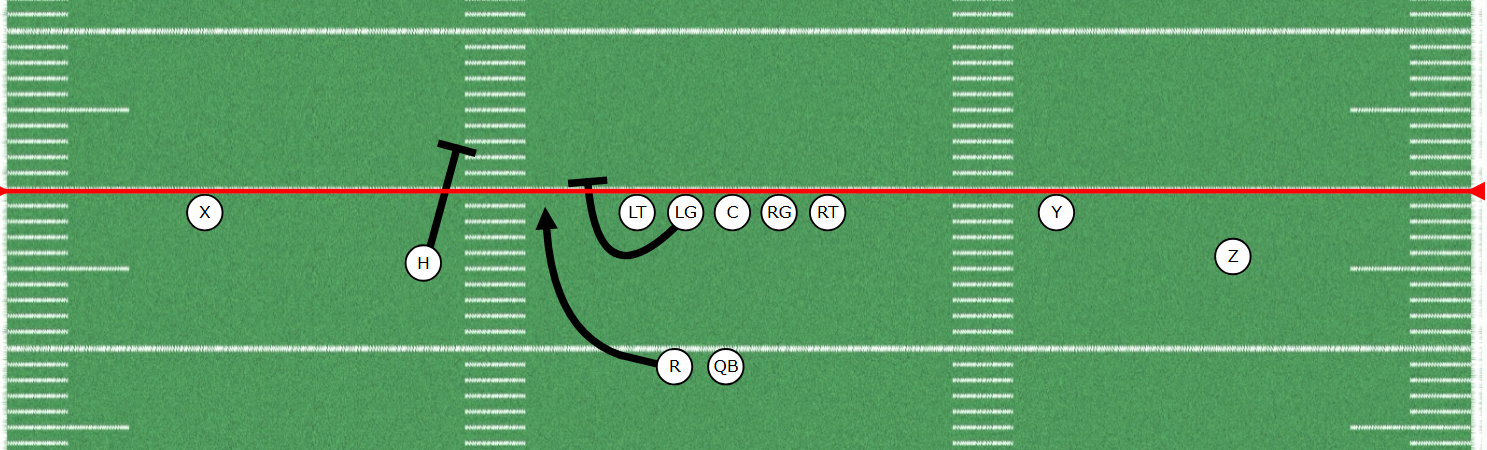 Doubles Right 27 Toss Diagram